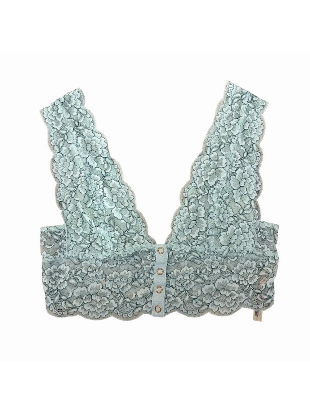 Intimately Free People heartbreaker brami blue lace bralette size Medium